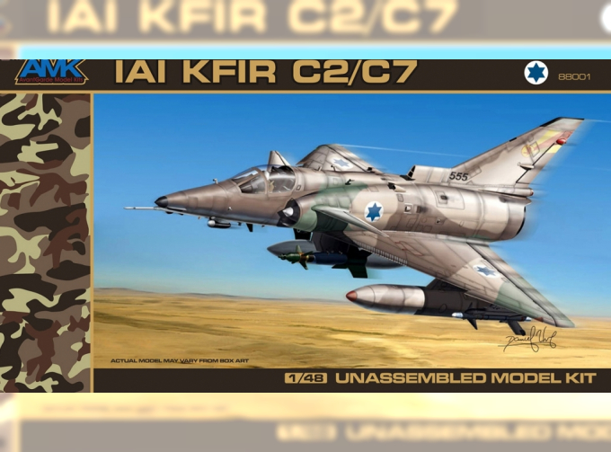 Сборная модель Истребитель-бомбардировщик IAI Kfir C2 / C7