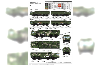 Сборная модель Ракетный комплекс Russian 9P78-1 TEL for 9K720 Iskander-M System (SS-26 Stone)