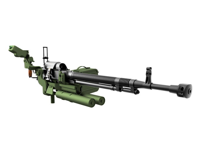 Сборная модель Пулемет ДШК обр. 1944 г., с тановым станком, поздний