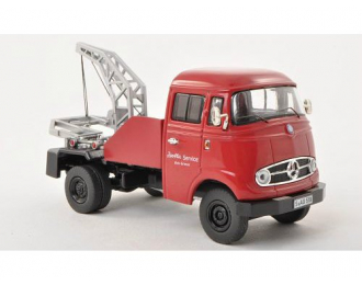MERCEDES-BENZ L319 Towing Automobile Isetta-Service 1955, red