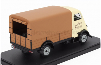 PEUGEOT Q3a Truck Telonato Nougatier (1950), Beige Brown