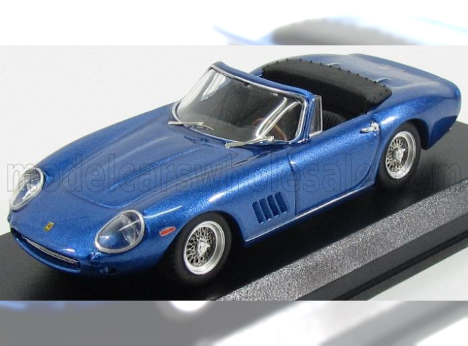 FERRARI 275 Gtb/4 Spider Nart (1967) - Personal Car Steve Mcqueen, Blue Met