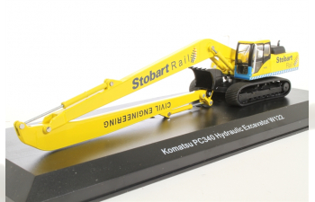 Экскаватор Komatsu PC40 Eddie Stobart Livery, yellow