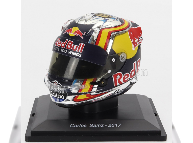 HELMET F1 Casco - Toro RossoStr12 Renault N55 Season (2017) Carlos Sainz Jr., Blue Yellow White