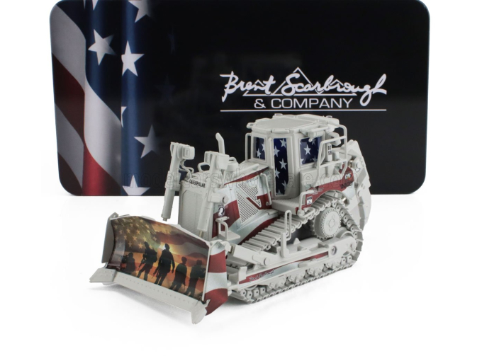 CATERPILLAR Catd8t Ruspa Cingolata - Scraper Track Type Tractor, Grey White