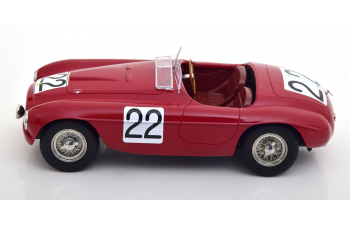 FERRARI 166mm Barchetta 2.0l V12 Spider Team Peter Mitchell-thomson N 22 Winner 24h Le Mans 1949 L.chinetti - L.selsdson, Red