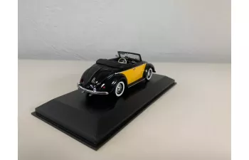 VOLKSWAGEN HEBMUELLER CABRIOLET (1949), black/yellow