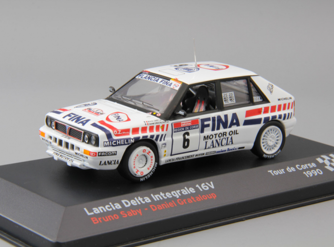 LANCIA Delta Integrale 16V Bruno Saby - Daniel Grataloup Tour de Corse #6 (1990), white