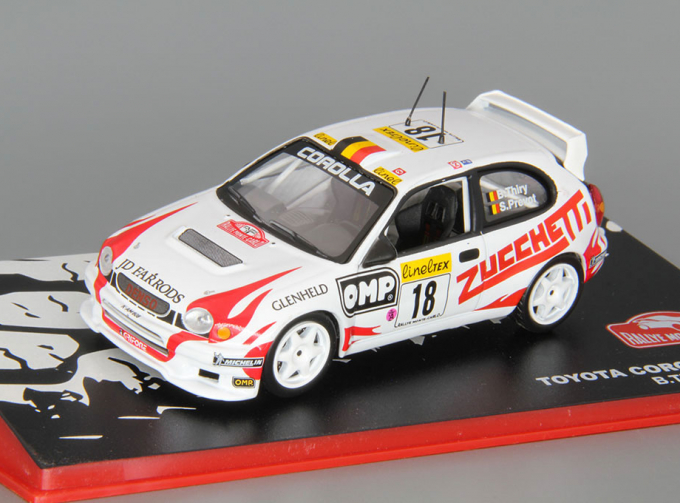 TOYOTA Corolla WRC #18 B.Thiry - S.Prevot (2000), white