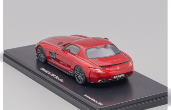 MERCEDES-BENZ Brabus 700 Biturbo SLS AMG C197, red metallic