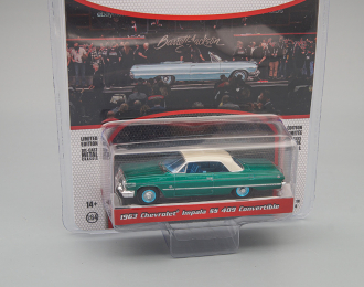 CHEVROLET Impala SS 409 Convertible (Lot #1119) (1963), Azure Aqua Poly (Greenlight!)