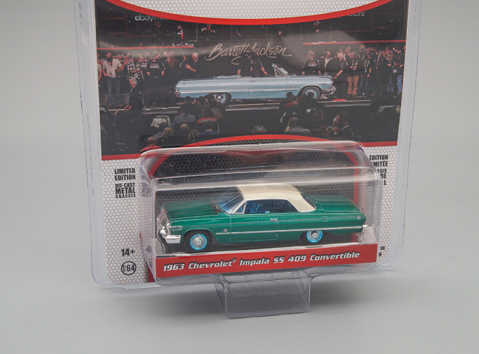 CHEVROLET Impala SS 409 Convertible (Lot #1119) (1963), Azure Aqua Poly (Greenlight!)