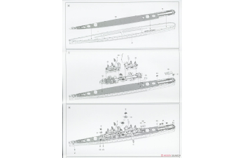 Сборная модель USS CLEVELAND CL-55 1945 Starter Edition