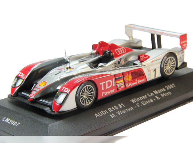 AUDI R10 #1 Winner F.Biela - M.Werner - E.Pirro Le Mans (2007)