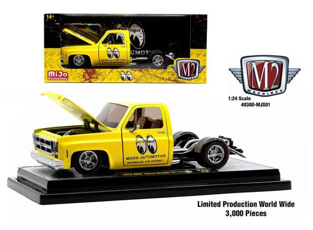 GMC Sierra Grande 15 Custom *Mooneyes* (1976), yellow/black