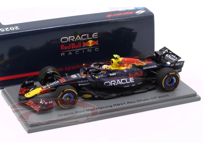 RED BULL Racing RB21 #22 Yuki Tsunoda, Abu Dhabi GP (2025), red / yellow / blue