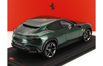 FERRARI Purosangue Suv Panoramic Roof (2022) - Con Vetrina - With Showcase, Verde Zeltweg - Green Met