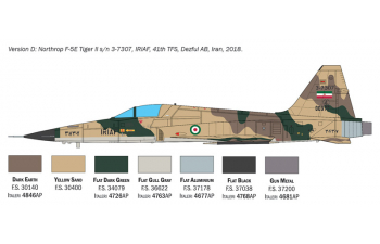 Сборная модель F-5E TIGER II