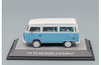 VOLKSWAGEN T2c Bus Brazil "Last Edition" (2013), light blue / white