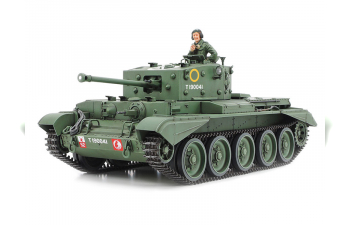 Сборная модель Английский средний крейсерский танк Mk.VIII Кромвель Mk.IV, индекс разработки A27M (Meteor) с фигурой командира