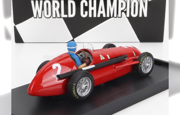 ALFA ROMEO F1 159 N 2 World Champion Belgium Gp Juan Manuel Fangio 1951 - With Driver Figure, Red