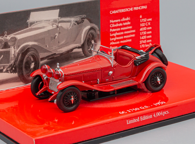 ALFA ROMEO 6C 1750 G.S. (1930), red