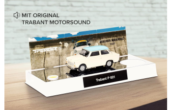 Сборная модель Trabant P 601, beige / blue