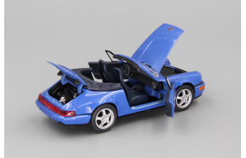 PORSCHE 911 Carrera Cabrio (1991), blue