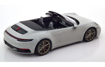 PORSCHE 911 (992) Carrera 4S Convertible (2019), light grey