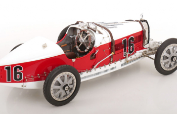 BUGATTI T35 №16 Grand Prix Nation Colour Project, Monaco, white red