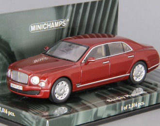 BENTLEY Mulsanne (2010), red metallic