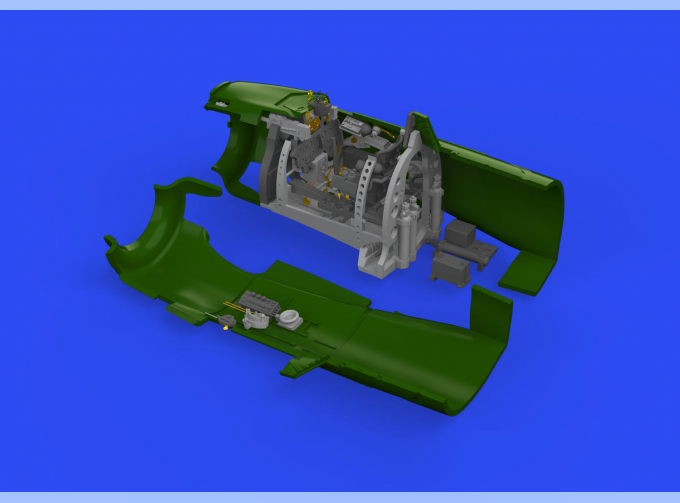 Набор дополнений для A6M2 Zero Model 21 кабина PRINT