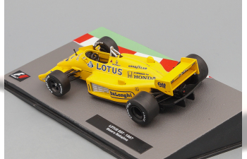 LOTUS F1 99t Honda Elf N11 Season (1987) Satoru Nakajima, Yellow