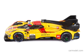FERRARI 499p 3.0l Turbo V6 Team Af Corse №83 Winner 24h Le Mans (2025) Robert Kubica - Phil Hanson - Yifei Ye, Yellow Red