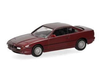 BMW 850i (E31) coupÃ©, red