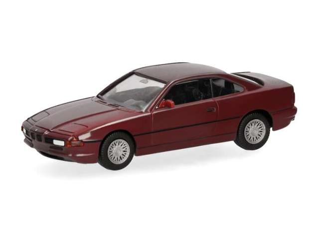 BMW 850i (E31) coupÃ©, red