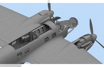 Сборная модель He 111H-3, Германский бомбардировщик ІІ МВ