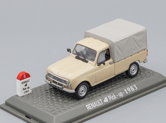 RENAULT 4 Pick-Up (1983), beige / grey