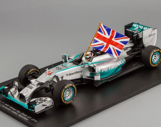 Mercedes-Benz F1 W05 Hybrid #44 Winner Abu Dhabi GP 2014 Lewis Hamilton, World Champion Edition