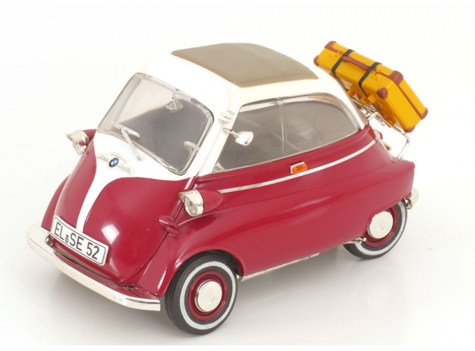 BMW Isetta 250 (1955), dark red/white