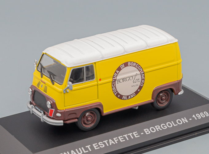 RENAULT Estafette Van Borgolon 1969, Yellow Brown White