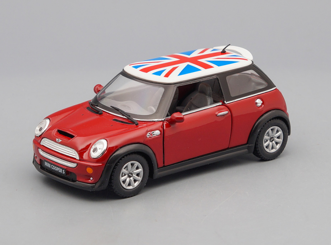 MINI Cooper S Flag Printing, red metallic