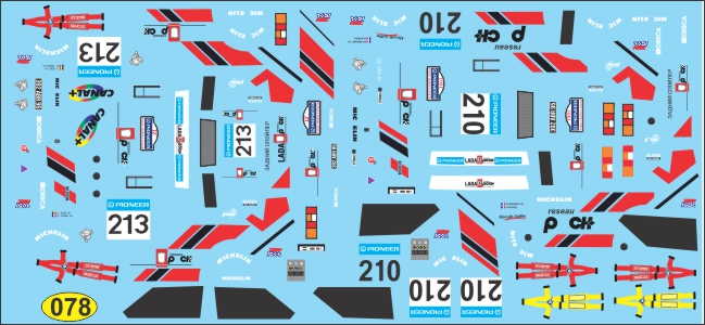 Декаль ВАЗ Lada Samara T3 №210 №213