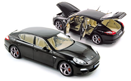 PORSCHE Panamera 4S (2009), black 