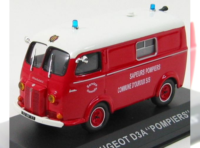 PEUGEOT D3A "Pompiers", red