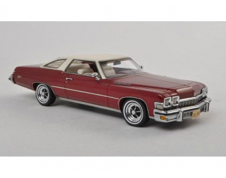 BUICK Le Sabre 2-door Hardtop Coupe 1974, Dark Red/Matt White