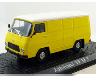 ROCAR Autobuzul TV 12 F, серия грузовиков от Atlas Verlag, желтый