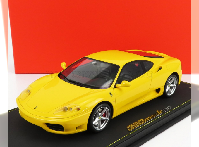 FERRARI 360 Modena (1999) - F1 Gear Box - Cambio F1 - Con Vetrina - With Showcase, yellow