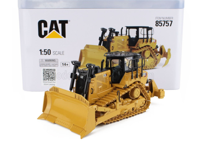CATERPILLAR Catd8 Ruspa Cingolata - Dozer Scraper Track Type Tractor, Yellow Black