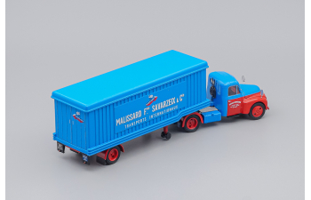 CITROEN U23 Truck Malissard Savarzeix Transports (1961), blue/ red